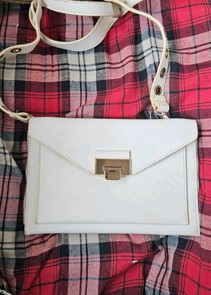 White Sling Bag