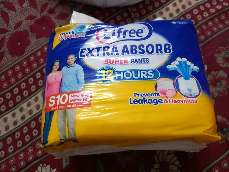 Lifree Adult Diapers For Sale Unopened Packet