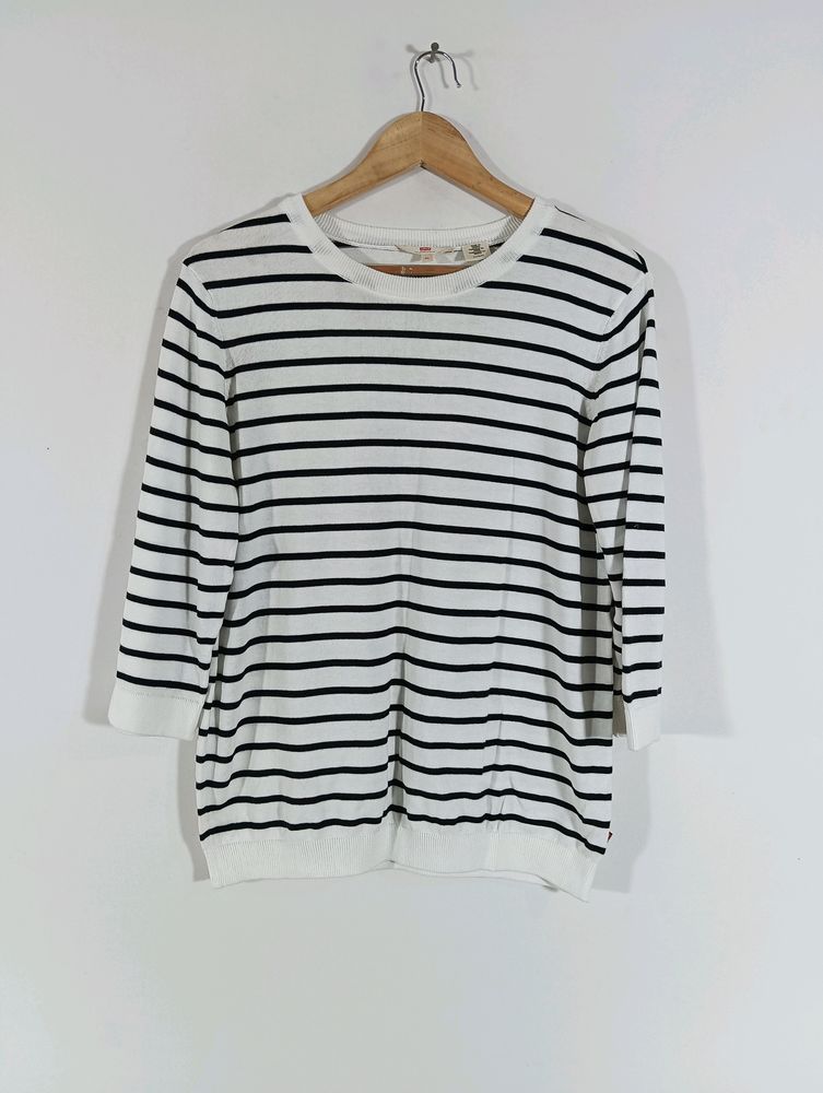 Levis White Strips Top (Women)