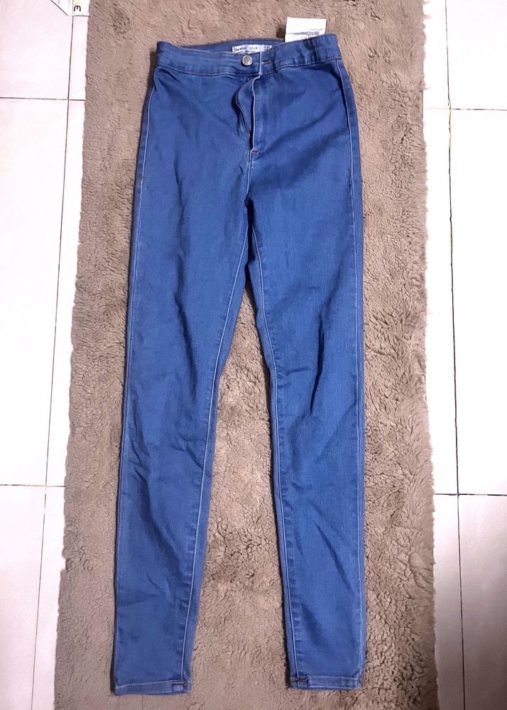 Bershka Zara Brand Skinny Fit Stretch Denim