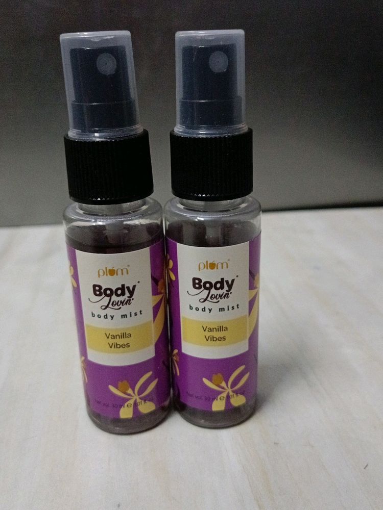 Combo Of 2 Plum Vanilla Vibes Body Mist