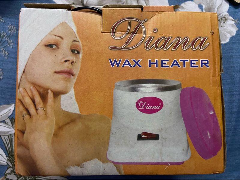 Wax Heater With Strips and Knife