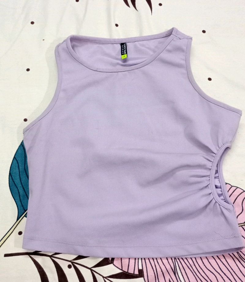 Lavender Crop Top (S)