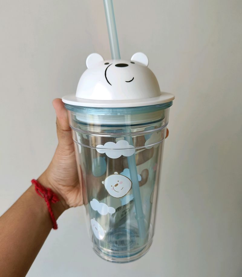 Miniso We Bare Bears Water Sipper