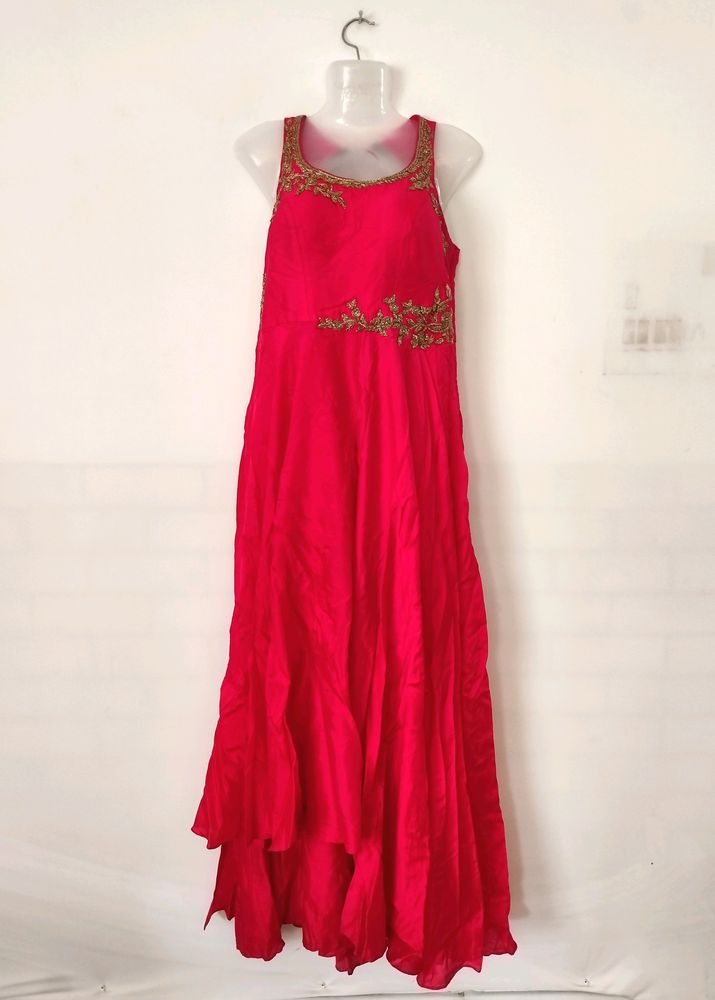 Pink Ethnic Gown (Women's)