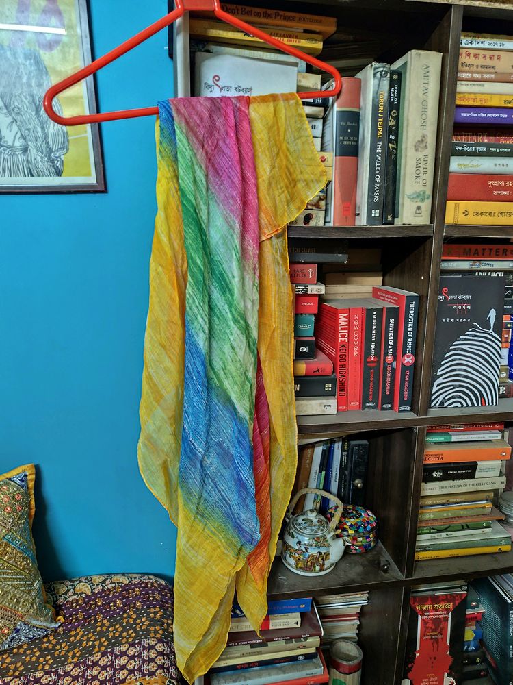 Multicolor Chiffon Scarf