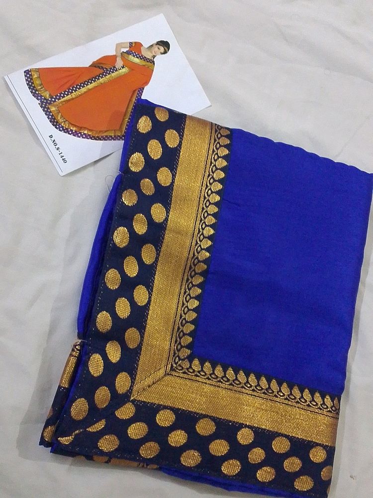 Navy Blue Saree