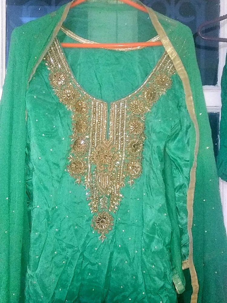 Party Wear Shalwar Suit Dupatta