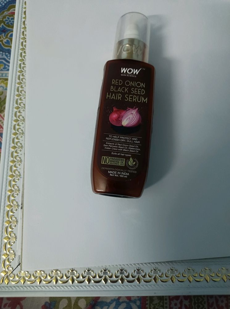 Wow Red Onion And Black Seed Hair Serum