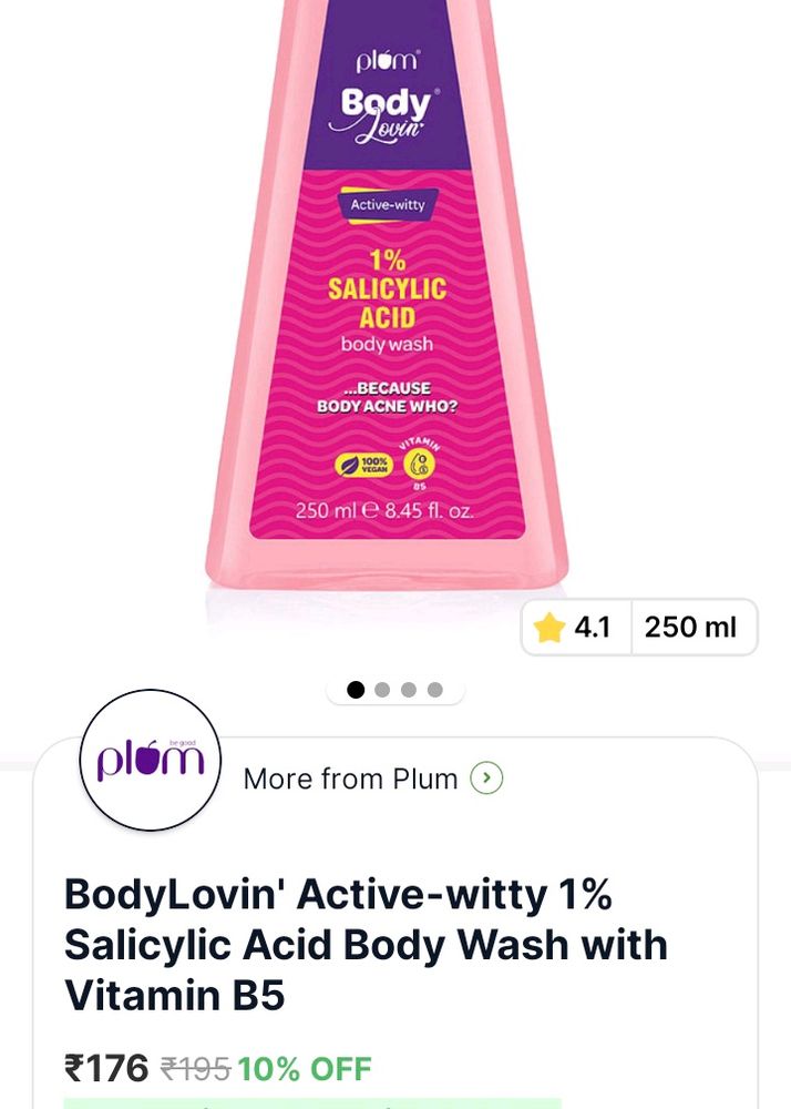 Plum Body Wash