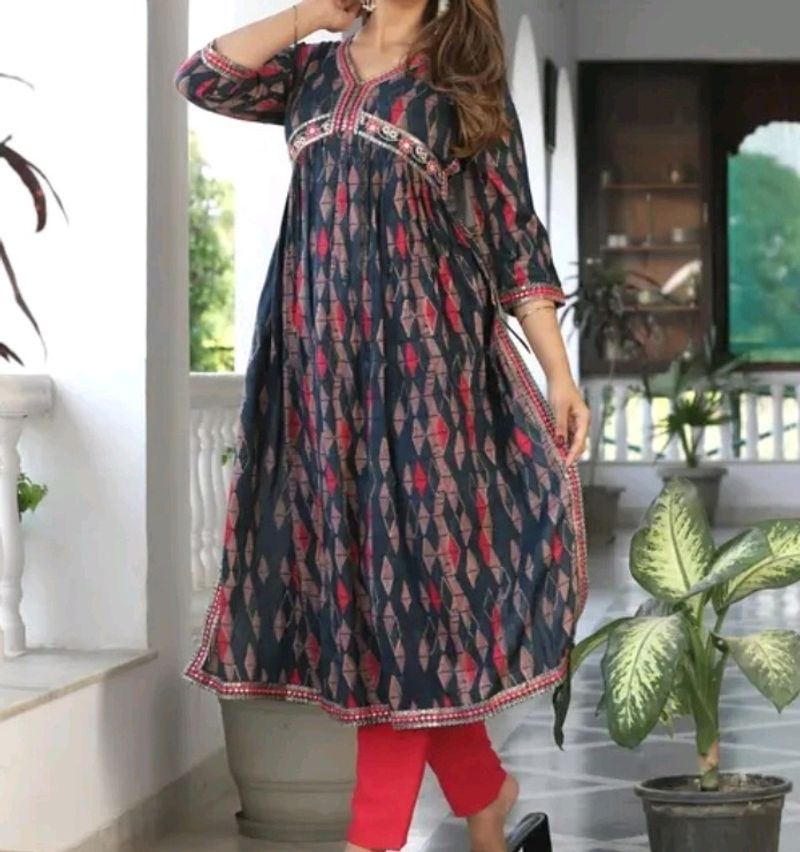 Nairacut Anarkali Gown With Pant