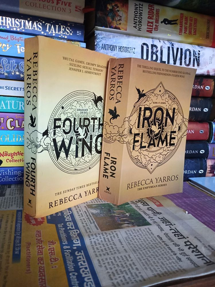 Fourth Wing And Iron Flame .