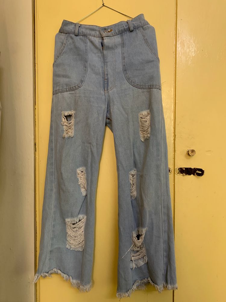 Damaged Denim Jeans