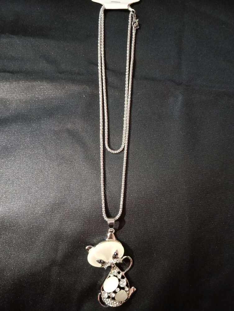 Kitty Silver Neckchain