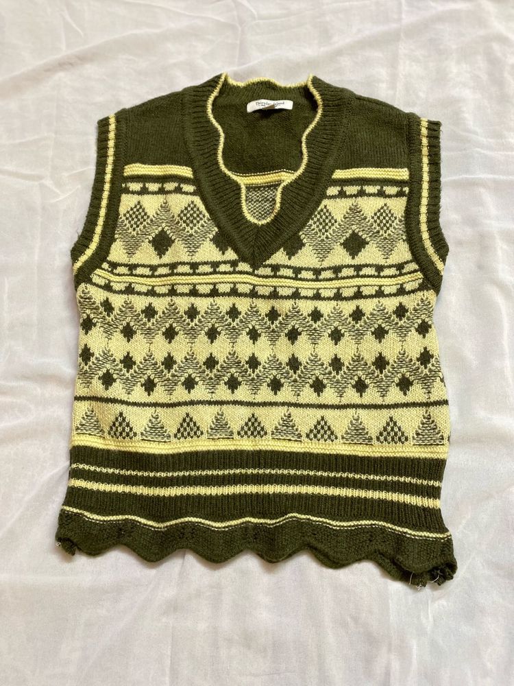 Korean Half Sleeves Knitted Sweater