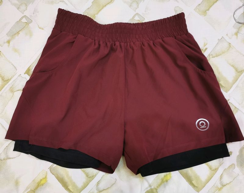 Chkokko Double Layered Sports/Gym Shorts