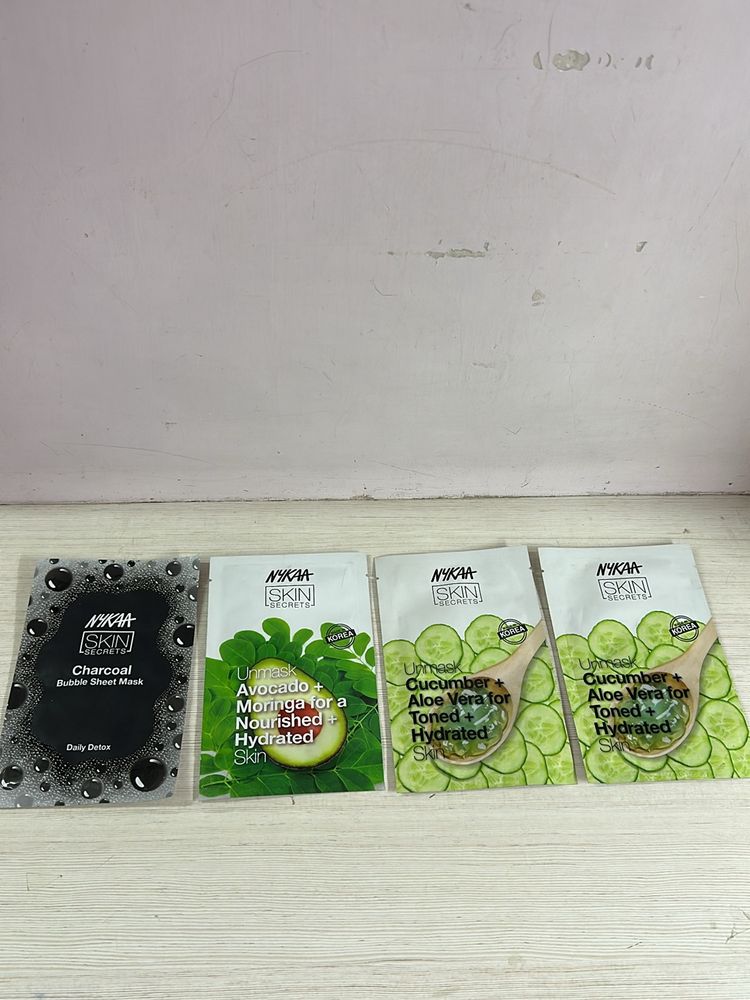 Set Of 4 Sheet masks