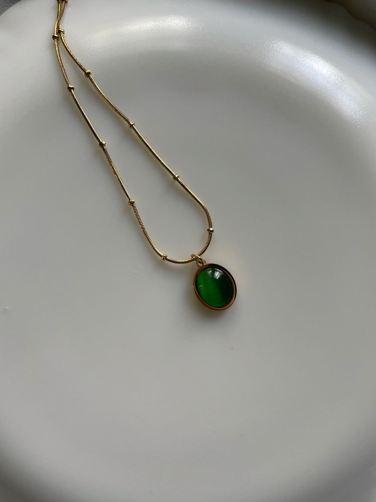 Green Stone Necklace