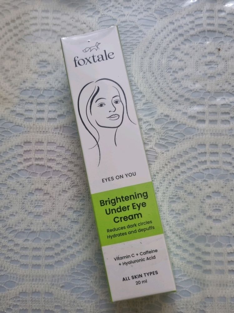 Foxtale Brightening Under Eye Cream