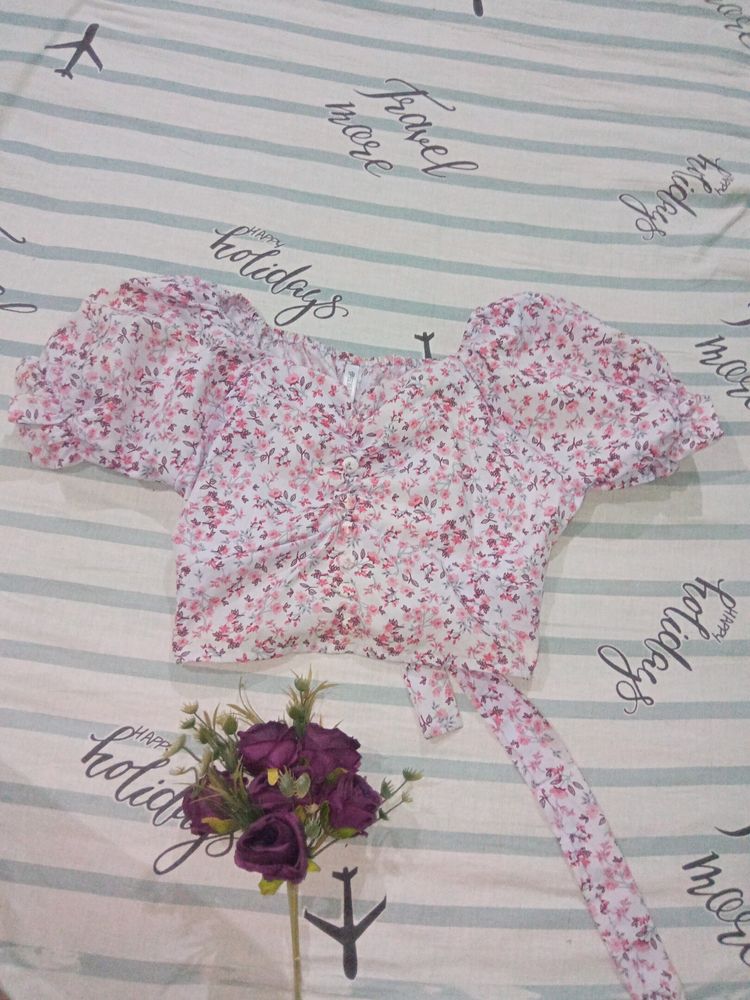 Floral Crop Top