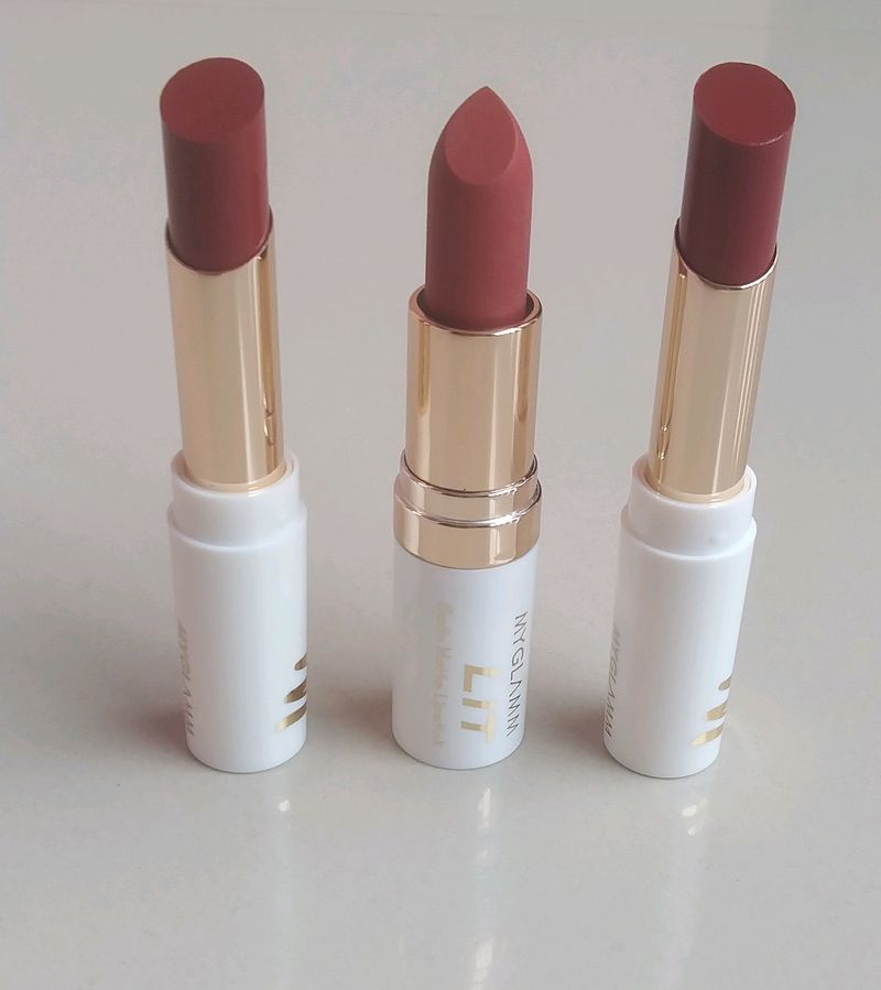 Combo Of 3 Lipstick