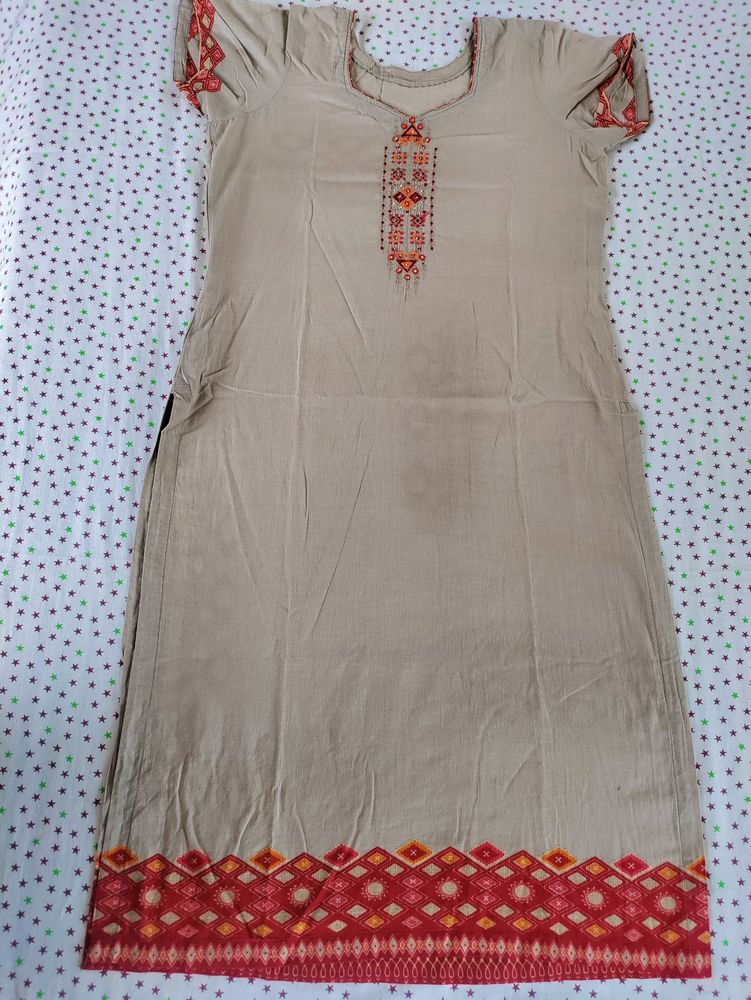 Tan Kurta XL