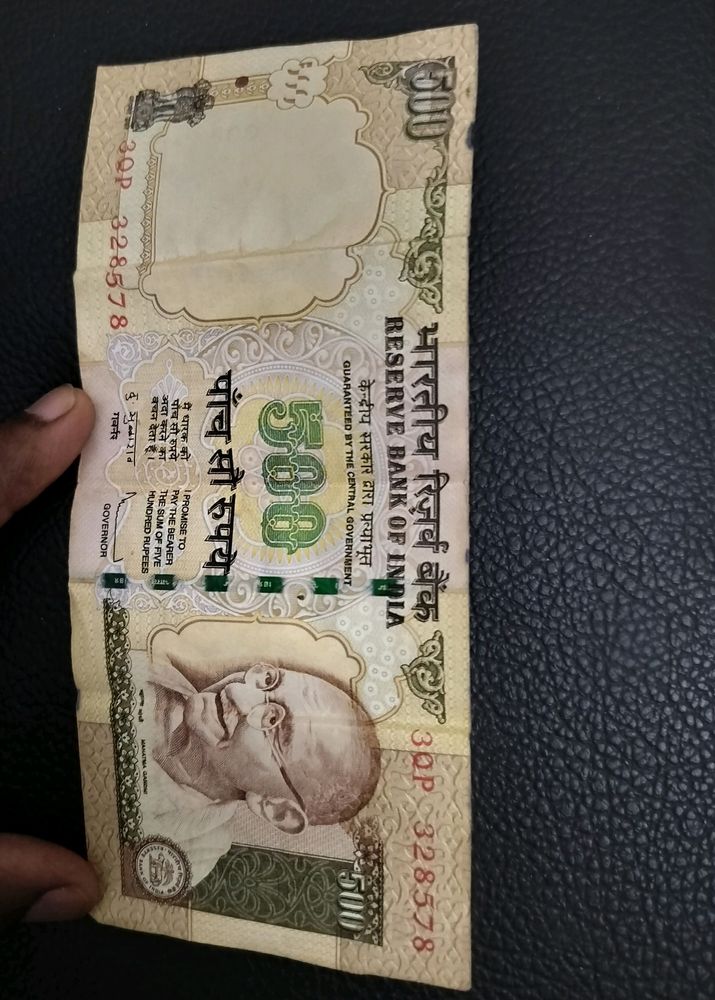 500rupees Old Note