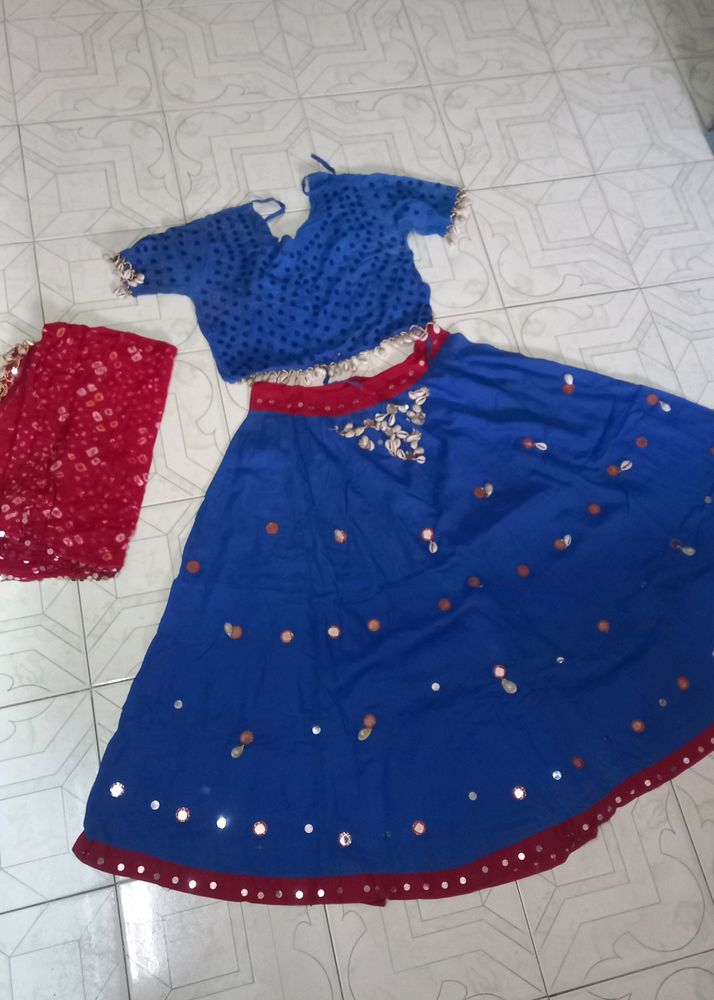 Blue Chaniya Choli