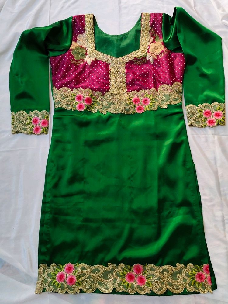 Very Beautiful Satin Kurta