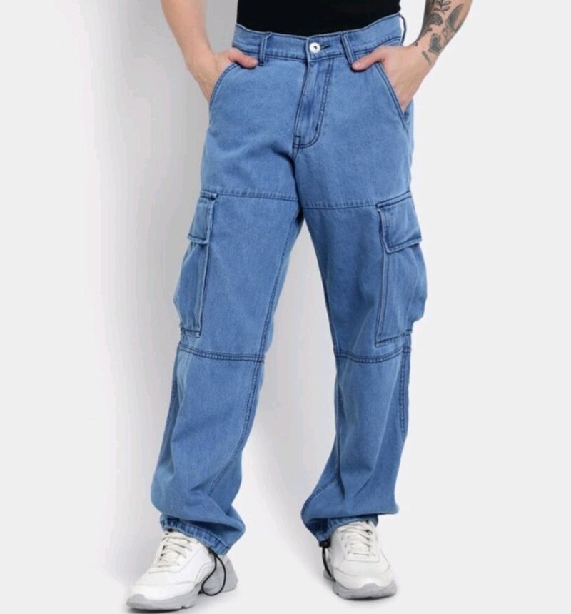 New Men's Cargo Jeans