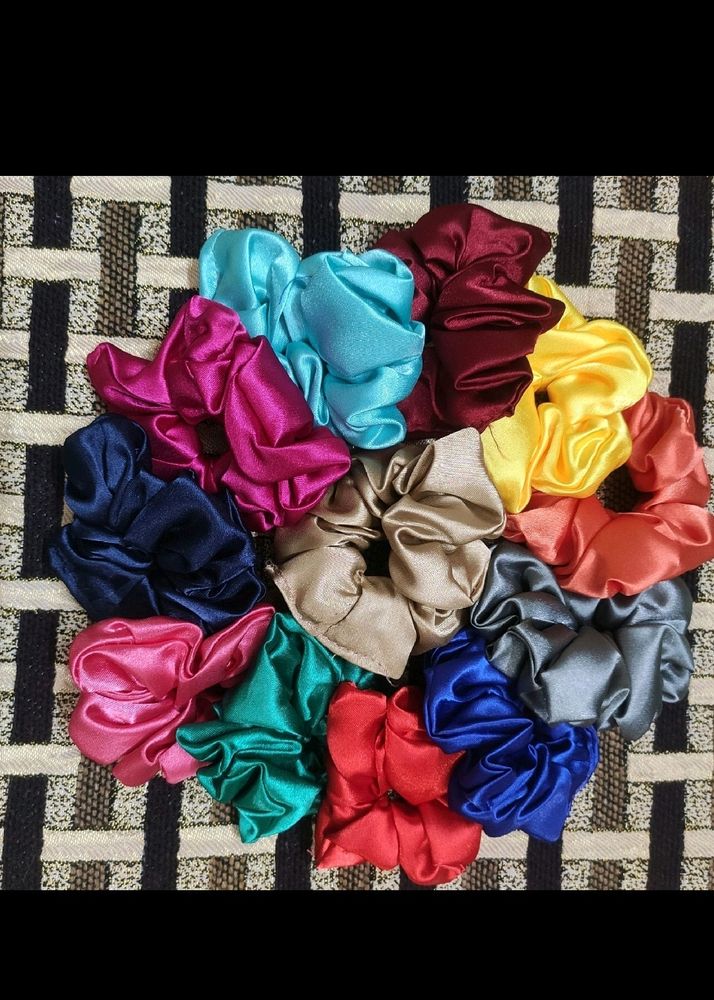 Women Scrunchies 12 Pcs