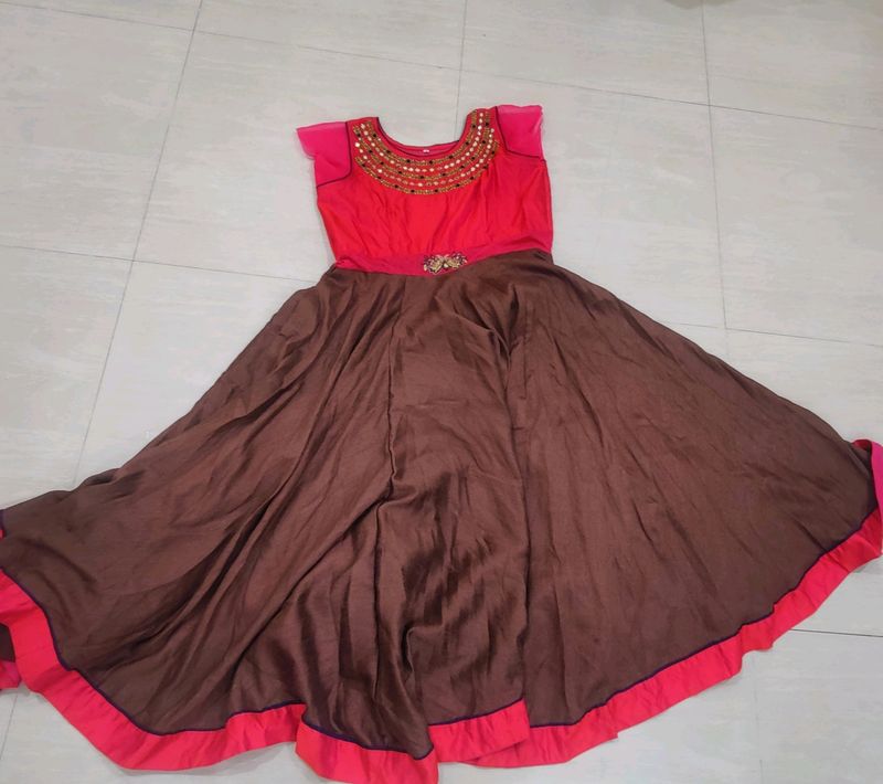 Diwali sale Red frock Size XXL