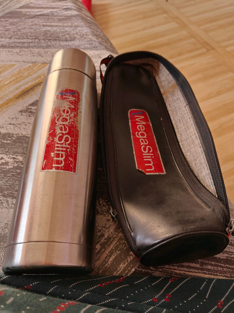 One Litre Steel Flask