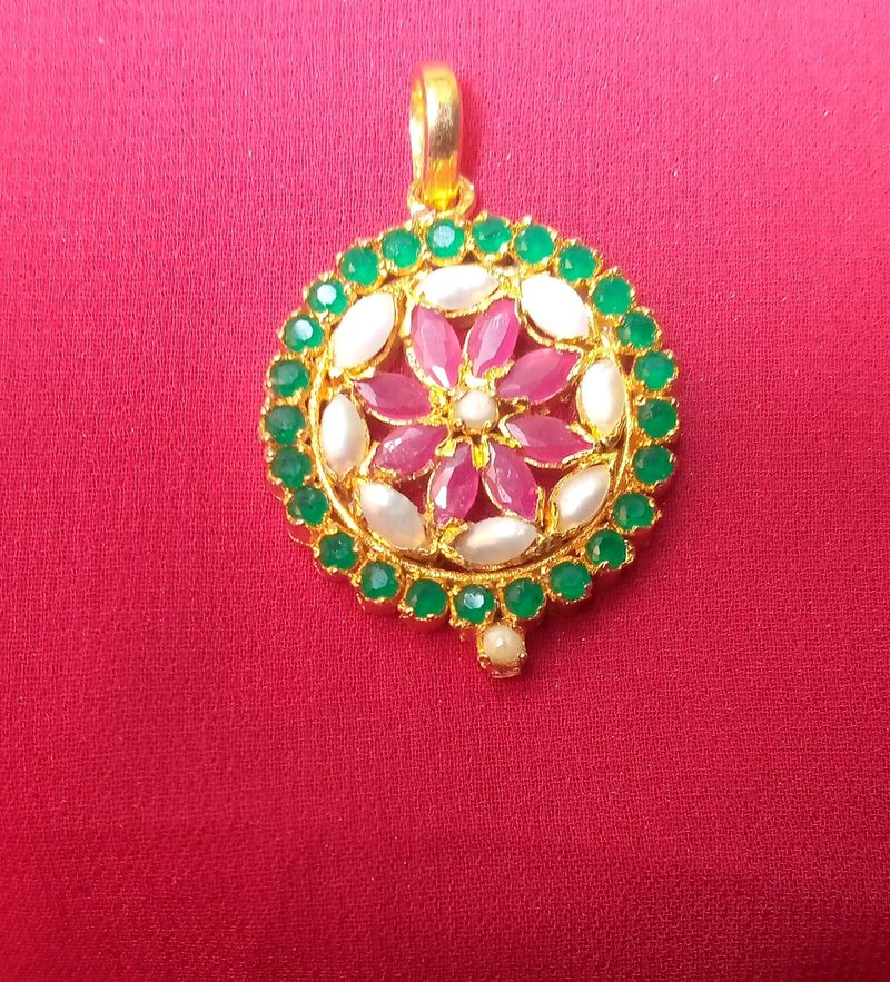 Green & Pink Pendant