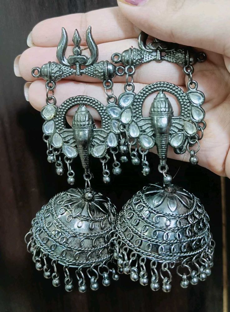 Oxidised Jhumke