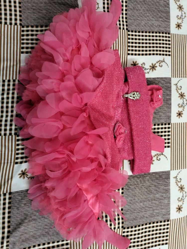 Rose Frock For Baby Girl