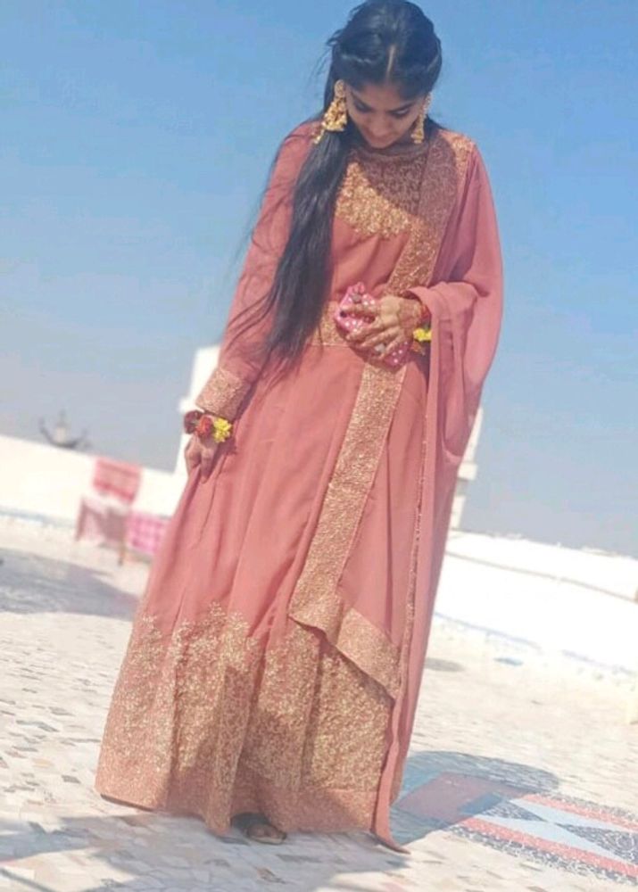 Long Gown With Dupatta