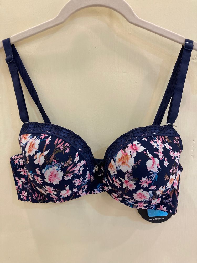 Clovia Level 1 Push-up Underwired Floral PrintMult