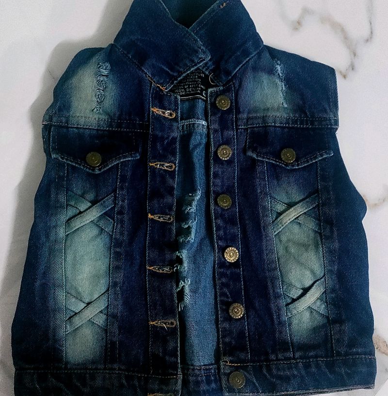 denim jacket.