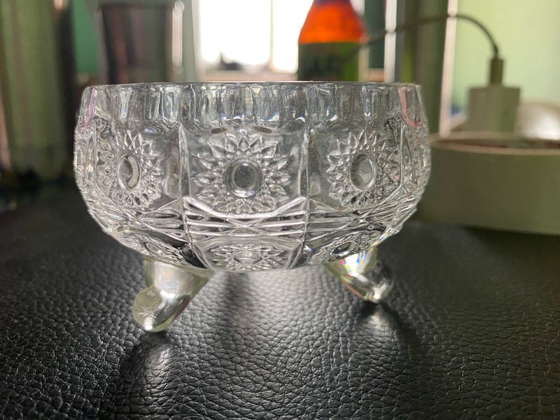 Intricate Crystal Bowl