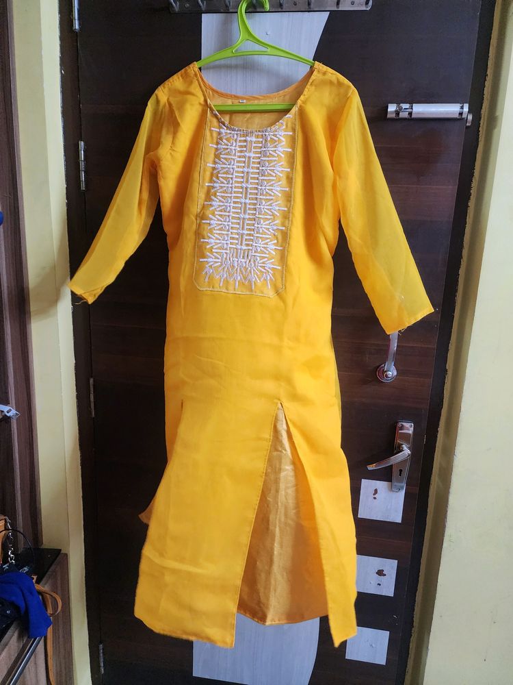 Beautiful Yellow Kurta