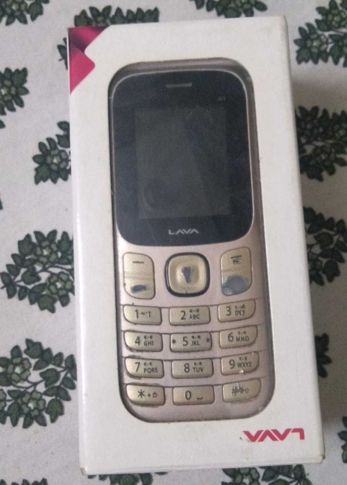 Lava A1 (Gold) Keypad Mobile Phone