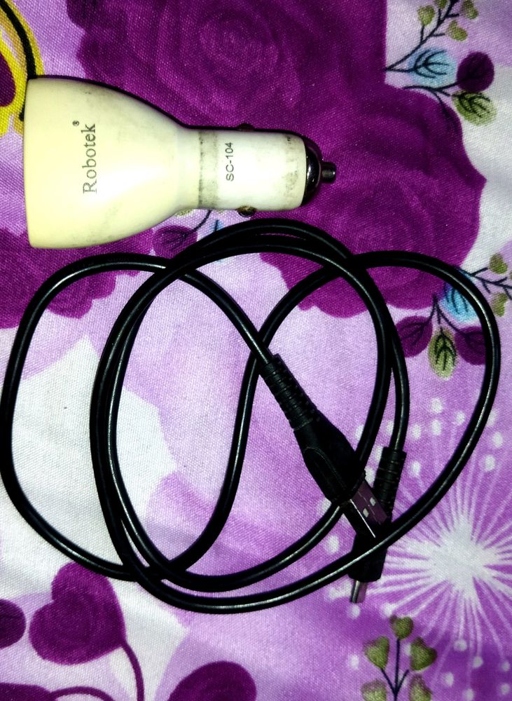 Car Charger & Data Cable