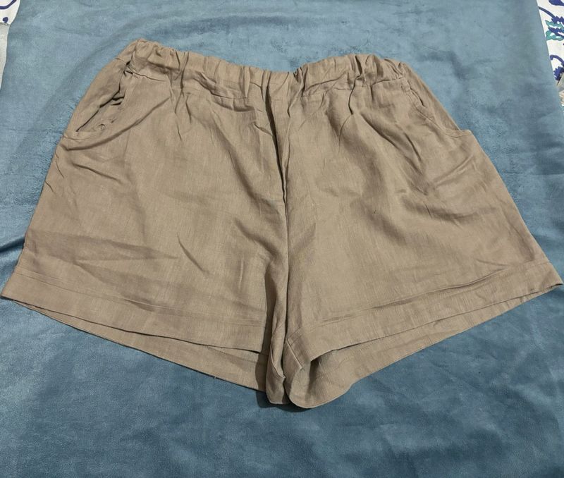 Soft Khakhi Shorts