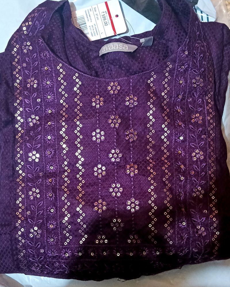 Trendy Violet Kurti