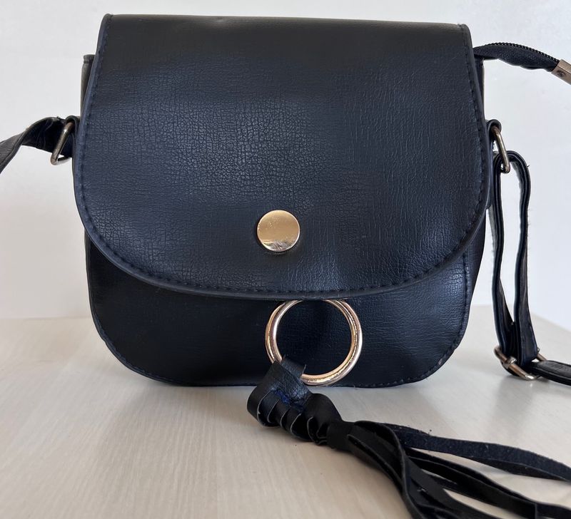 BLACK BEAUTY Flap Sling bag