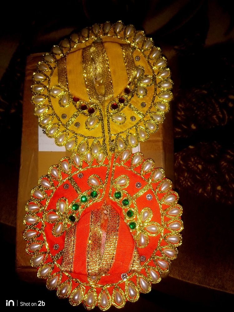 0 And 1 Number Laddu Gopal Dress