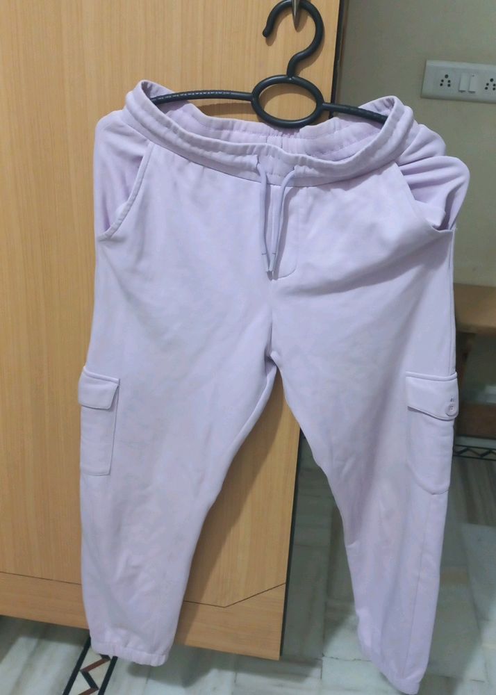 Lavender Cargo Joggers