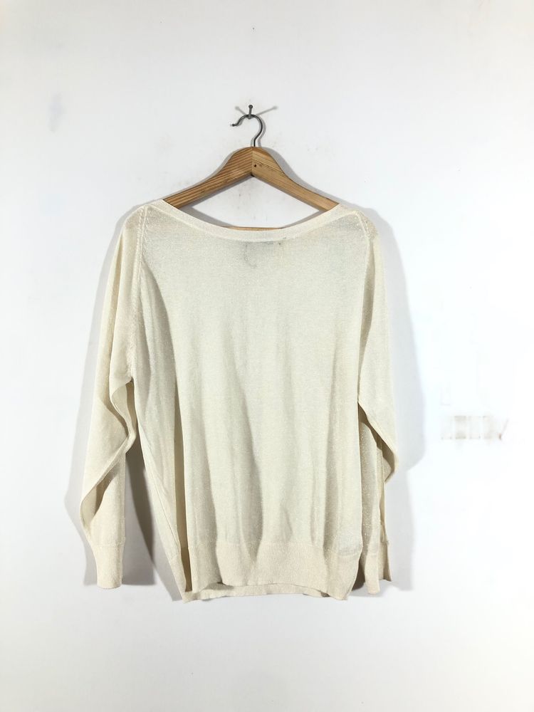 Cream Knitted Top(Women’s)