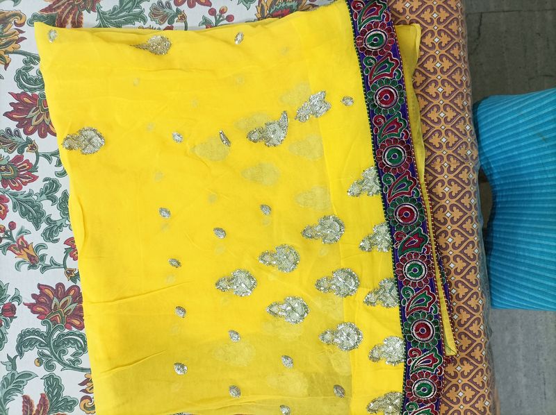 Jaipuri Work Saree In Sale, Hurry Up!